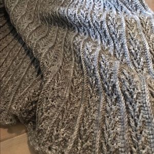 Knitted baby blanket